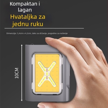 Senzorska svjetiljka za kapu s dinamičkim senzorom, Punjivo LED, vodootporno, baterija 500 mAh, domet 100–200 m