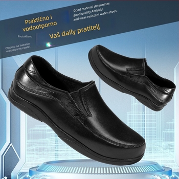 Muške čizme za kišu s PVC gornjim dijelom i đonom, niskog kroja, protuklizne i otporne na habanje, PU ulošak