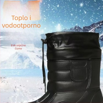 Snježne čizme: vodootporne, protuklizne, s fleecem obloženim, PU gornji dio, EVA potplat