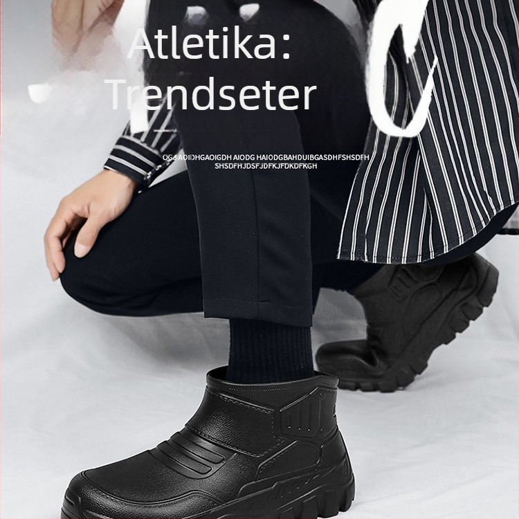 Kratke kišne čizme, unisex, gornji EVA materijal, đon EVA pjena, protuklizne, vodonepropusne, otporne na habanje