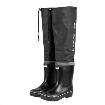 Čizme za kišu iznad koljena za muškarce – vodootporne cipele za ribolov i hodanje po vodi, PVC gornji dio, plastična potplat, protuklizne, za četiri sezone.