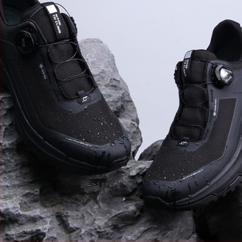 Planinarske cipele, vodootporne, protivšok, srednja visina gornjeg dijela, Vibram Rubber potplat