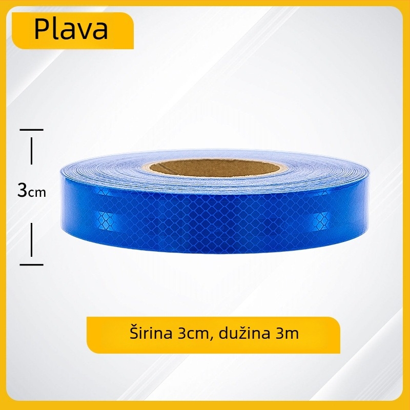 Yin zhen kompletna auto naljepnica — samoljepljiva reflektirajuća naljepnica za noćno upozorenje, prilagodljiv uzorak kao na slici