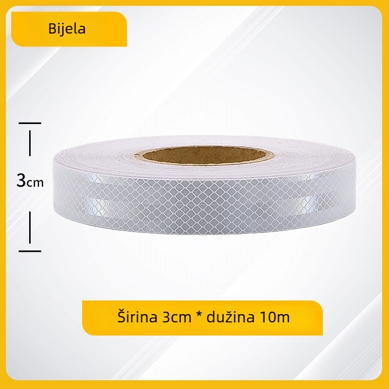 Yin zhen kompletna auto naljepnica — samoljepljiva reflektirajuća naljepnica za noćno upozorenje, prilagodljiv uzorak kao na slici