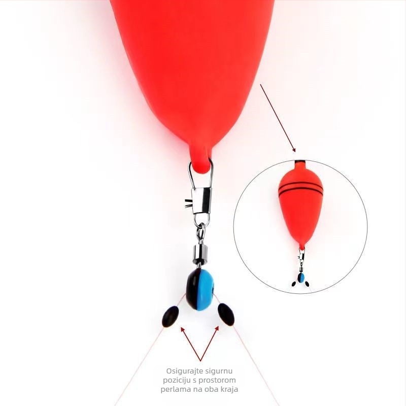 Metalni spojnik za morski ribolov s 8-prstenom petljom. Marka: Huiyu Warehouse. Podrijetlo: Kina. Materijal: Metal.