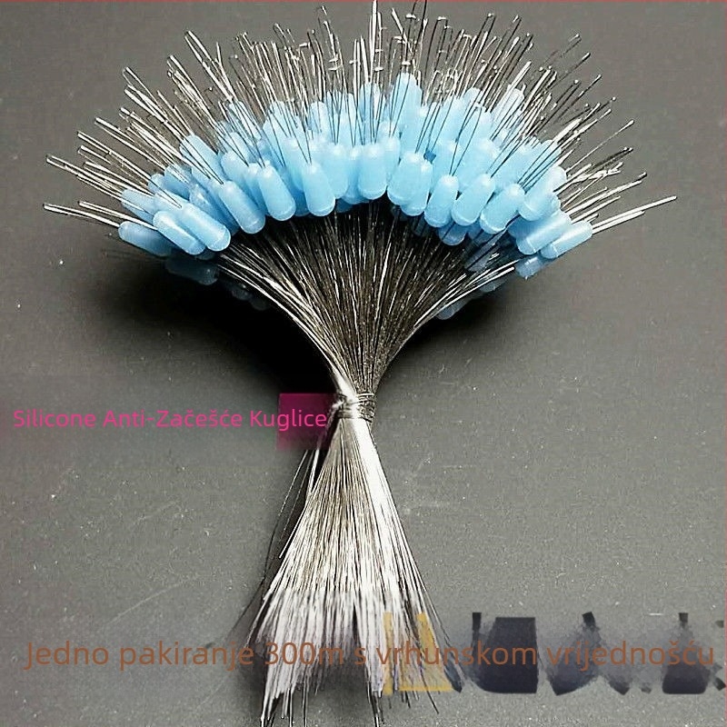 Silikonski anti-zavlakački spacer beads za glavnu liniju s okretima, prstenima u obliku osam i držačem plutajućeg pluta