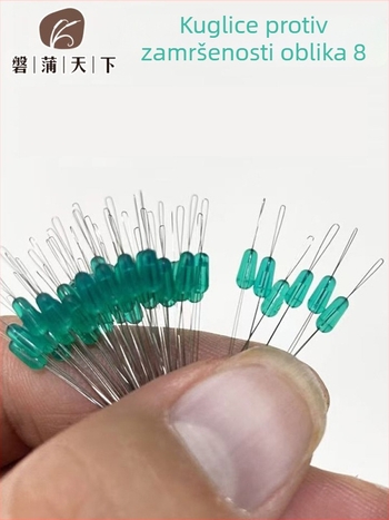 Silikonska anti-zamrljujuća perla za sportski ribolov — pozicioniranje glavne linije i učvršćivanje