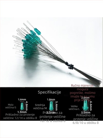 Silikonska anti-zamrljujuća perla za sportski ribolov — pozicioniranje glavne linije i učvršćivanje