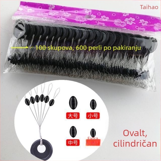 Ribolovački dodaci: cilindrične maslinaste distancijske perle, PU materijal