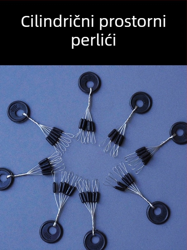 Set šupljih keramičkih utega za ribolov, 50 g, 30 kom, za bacanje štapom, anti-drift, duga dometa