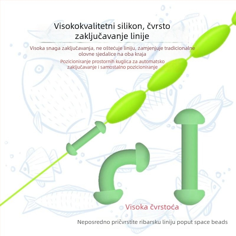 Space Bean ribolovni dodatak – samozaključavanje, silikonsko mekano jezgro – Beautiful Source