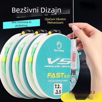 Glavna linija – set s poboljšanim sustavom brzog zaključavanja, bez čvorova, spreman za ribolov