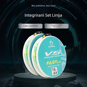 Glavna linija – set s poboljšanim sustavom brzog zaključavanja, bez čvorova, spreman za ribolov