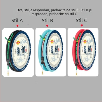 Ručno vezan set linija s originalnom svilenom niti, dvostruko jezgro, otporno na habanje
