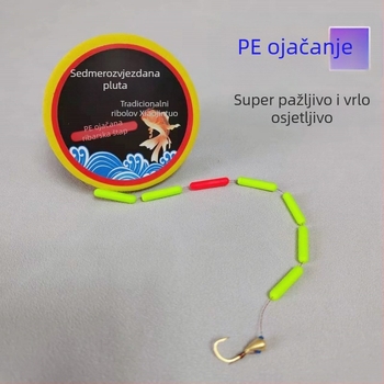 Set karp ribolovnih linija, najlon, duljina 2,7–5,4 m, za jezero ili potok