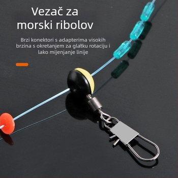 Set najlonskih ribolovnih linija, 100 m, spremno uvezani za duga bacanja, za raft i stijenski ribolov, natjecateljske kvalitete za velike ribe