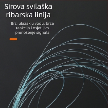 Set najlonskih ribolovnih linija, 100 m, spremno uvezani za duga bacanja, za raft i stijenski ribolov, natjecateljske kvalitete za velike ribe