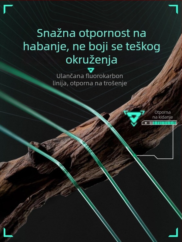 Hailongwang Subline ribolovna linija, materijal: ugljično fluorokarbon, šifra proizvoda: carbon fluoride