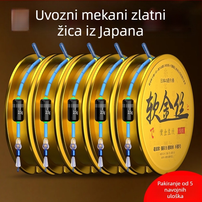 Set glavne linije od svilenog vlakna za ribolov na rijeci, model F976S9597MM7M8