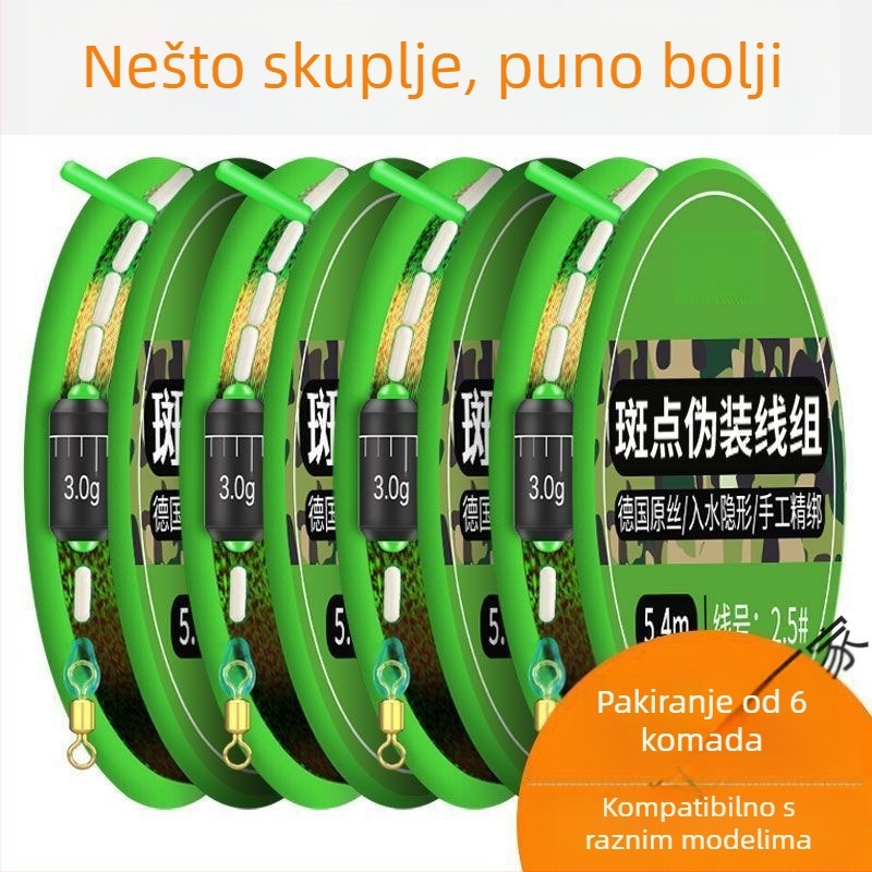 Set glavne ribarske linije, spreman za upotrebu, komplet paket