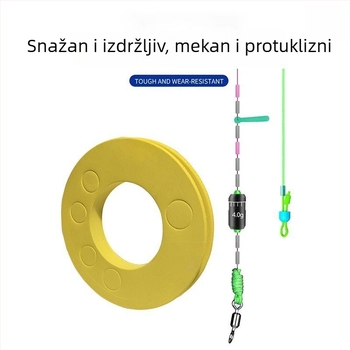 Glavna ribolovna linija, set s perlicama na liniji, ojačano dijamantnim čvorom, lagana najlon glavna linija
