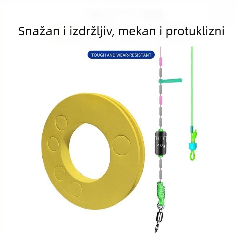 Glavna ribolovna linija, set s perlicama na liniji, ojačano dijamantnim čvorom, lagana najlon glavna linija