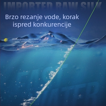 Glavna linija za ribolov - Najlon nit, jaka čvrstoća, duljina 3.6–7.2 m, Marka Mark