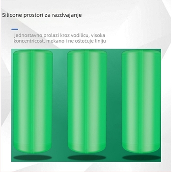 Komplet linije za zimski ledeni ribolov, vlakno od sirovog svile, duljina 15 m, za jezero i rijeku