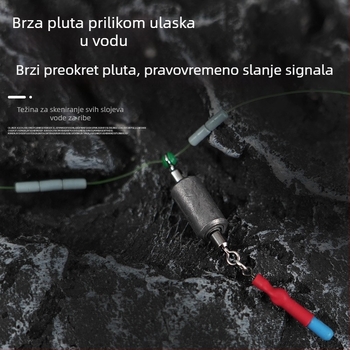 Fly Lead Line Set, ručno vezan za šarana i karasa, 12 m najlonska konac, glavna linija