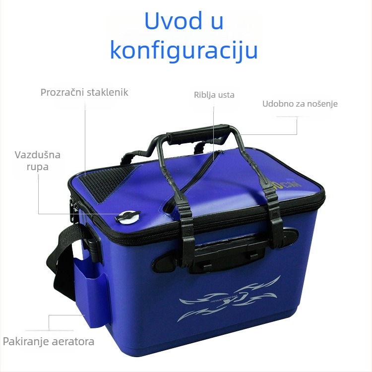 EVA Kanta Za Žive Ribe – Jednodiijelni Debeli Dizajn, Za Vanjsku Upotrebu