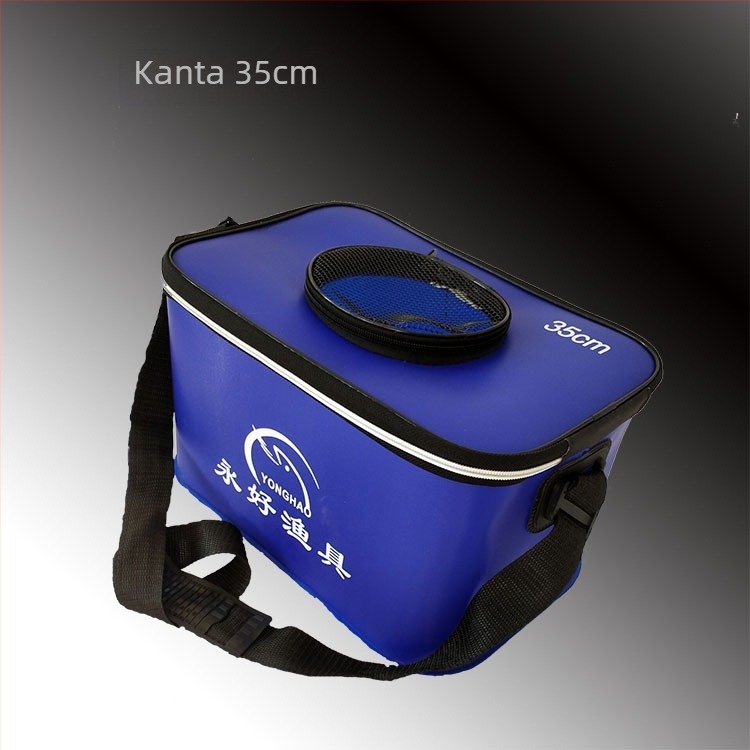 Sklopiva EVA kanta za ribolov, kvadratnog oblika, posuda za žive ribe, za vanjsku upotrebu