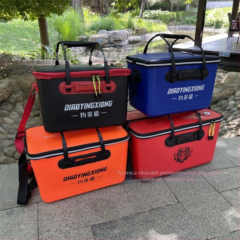 Integrirani EVA ribolovni spremnik, vodonepropusni spremnik za žive ribe i kutija za mamce
