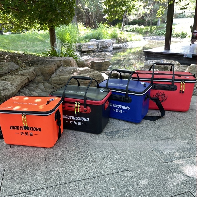 Integrirani EVA ribolovni spremnik, vodonepropusni spremnik za žive ribe i kutija za mamce