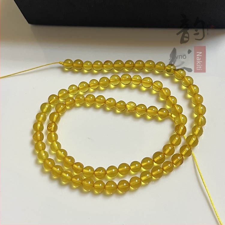 Jantar slobodne perle za DIY nakit, polirane okrugle perle, visokog dizajna, brend Abner