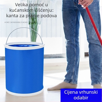 Sklopiva kanta za pranje automobila s teleskopskom ručkom, Oxford cloth materijal, marka Jianyan jianyan, težina 500 g, lagana i prenosiva