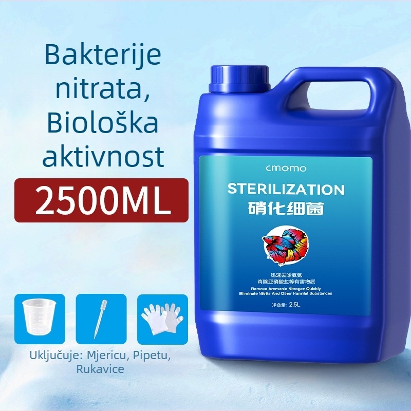 Rješenje nitrificirajućih bakterija za ukrasne ribice u akvariju — pročišćivač vode, stabilizator, bakterijska kultura