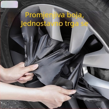 Film za bojanje središta kotača za obnovu – tekućinska podloga, visoka viskoznost, snažan ljepilni sustav, podržava ugradnju kotača, prilagodljiv postupak obrade