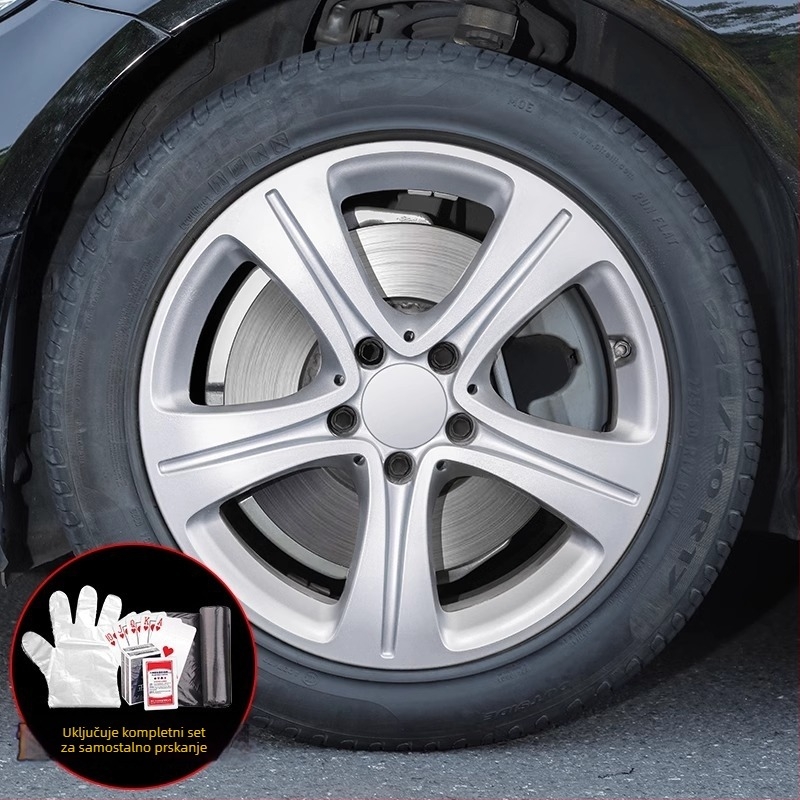 Film za bojanje središta kotača za obnovu – tekućinska podloga, visoka viskoznost, snažan ljepilni sustav, podržava ugradnju kotača, prilagodljiv postupak obrade