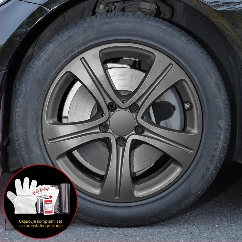 Film za bojanje središta kotača za obnovu – tekućinska podloga, visoka viskoznost, snažan ljepilni sustav, podržava ugradnju kotača, prilagodljiv postupak obrade