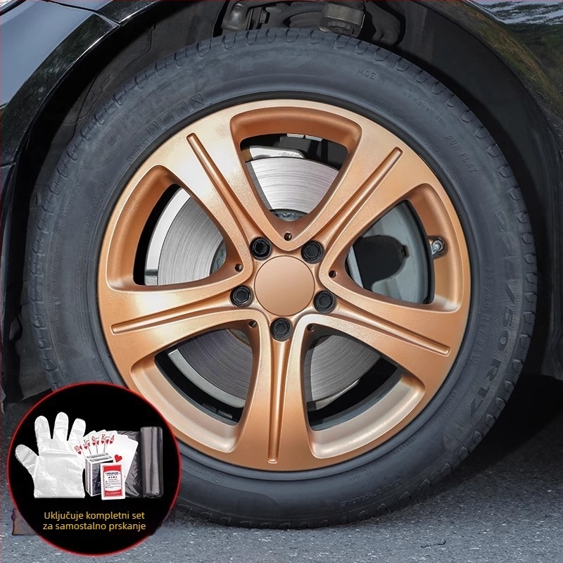 Film za bojanje središta kotača za obnovu – tekućinska podloga, visoka viskoznost, snažan ljepilni sustav, podržava ugradnju kotača, prilagodljiv postupak obrade