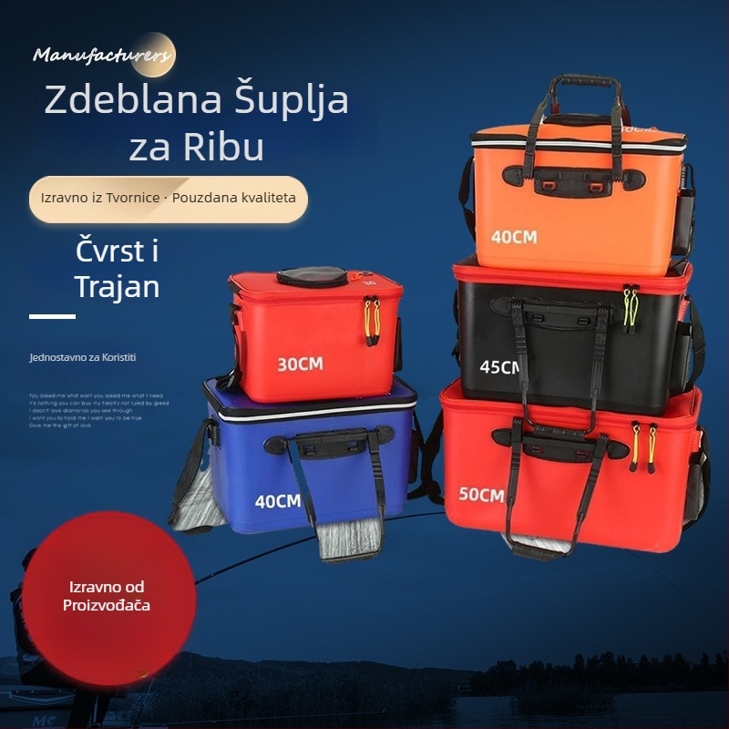 Jednodelni EVA spremnik za žive ribe s tvrdim kućištem – veliki kapacitet