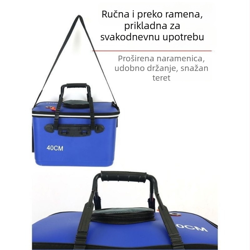 Jednodelni EVA spremnik za žive ribe s tvrdim kućištem – veliki kapacitet