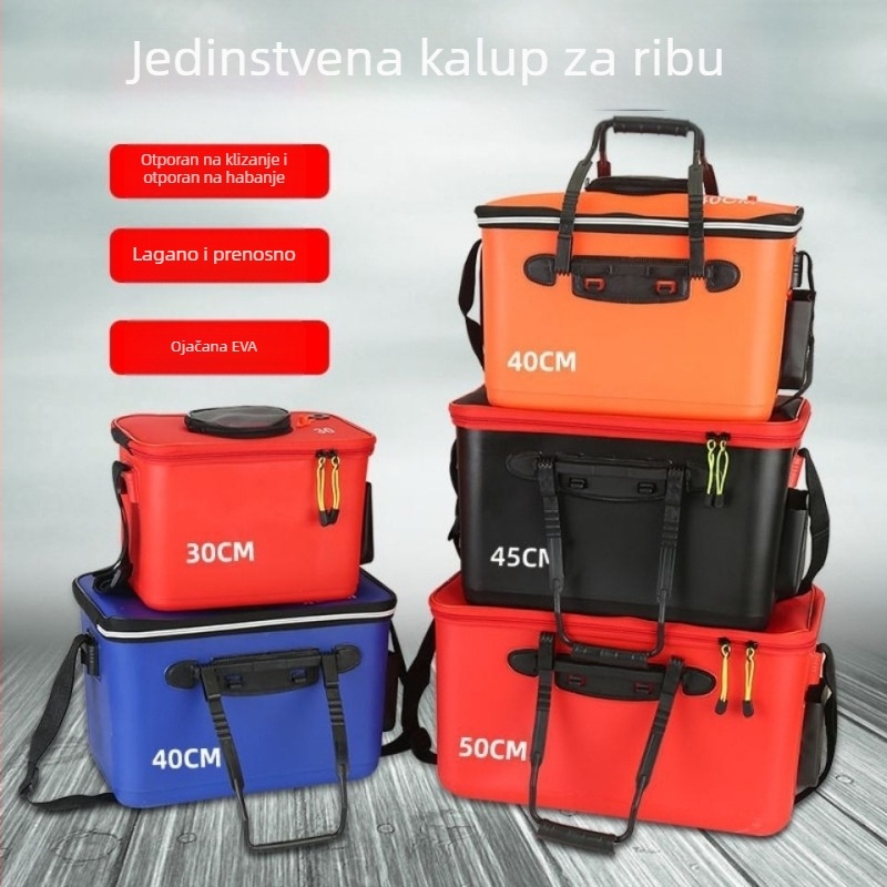 Jednodelni EVA spremnik za žive ribe s tvrdim kućištem – veliki kapacitet
