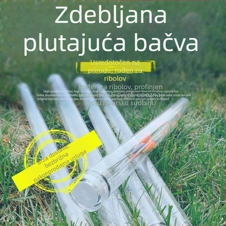 Plastične prozirne kante za ribolov – debeli, bez šavova – višestruka pakiranja
