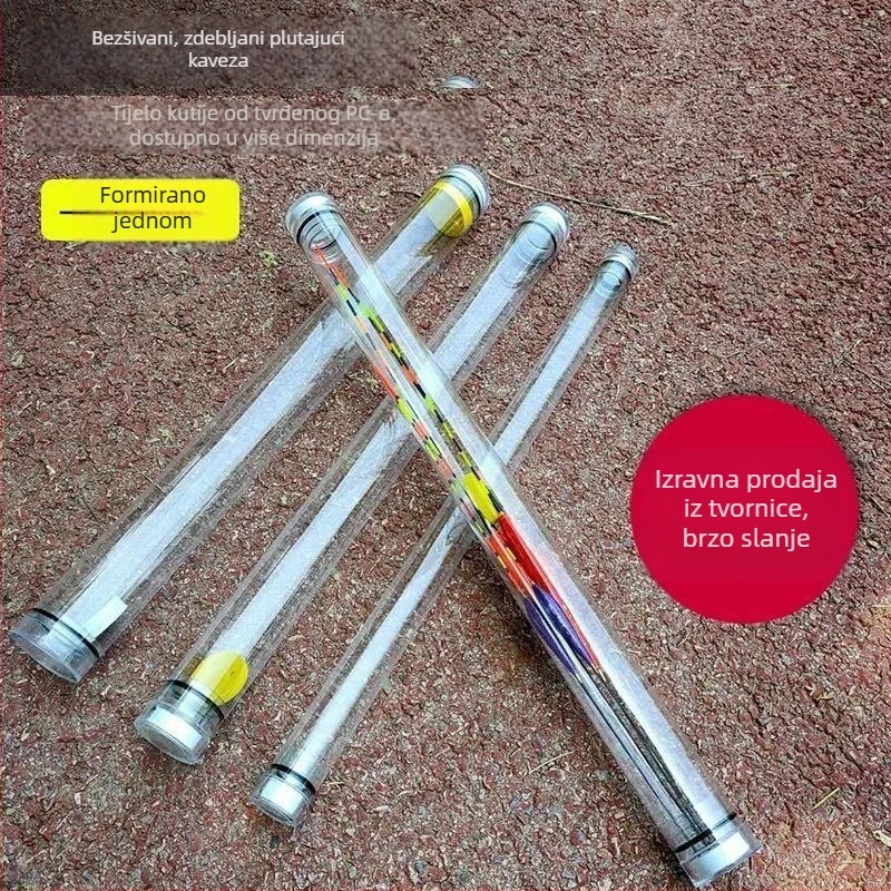 Plastične prozirne kante za ribolov – debeli, bez šavova – višestruka pakiranja