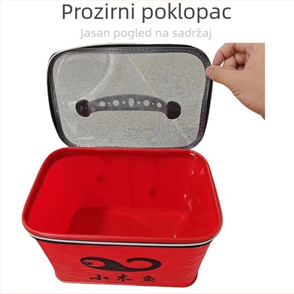 Sklopiva EVA kanta za ribolov i čuvanje živih riba