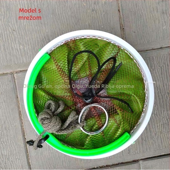 Sklopiva kantica za ribolov od platna EVA, s ručkom i užetom