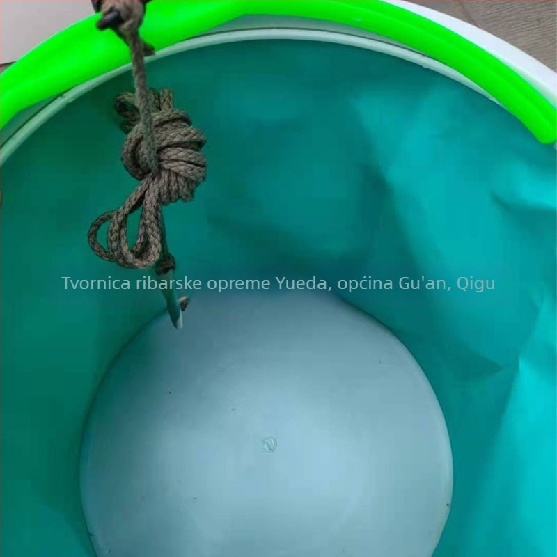 Sklopiva kantica za ribolov od platna EVA, s ručkom i užetom