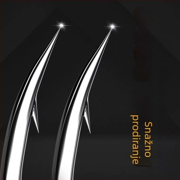 Bravo Set dvostrukih kuki s unaprijed zavezanim udicama, PE linijom i linijom protiv ugriza za ribolov na dnu