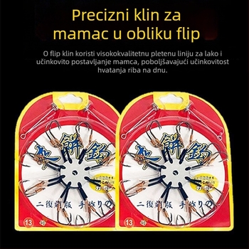 Set eksplozivnih ribolovnih udica s prevrnutom udicom, protiv zapetljavanja, za riječnu ribolov, brend Zonghengyu